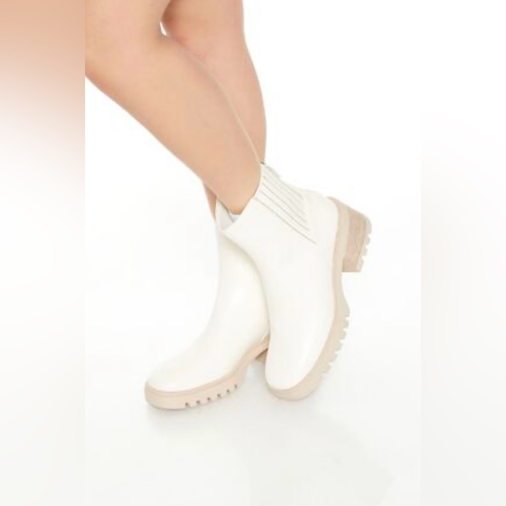 Women's White Ankle Boots